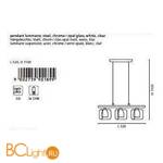 Подвесной светильник Eglo Lou 90189 - Схема