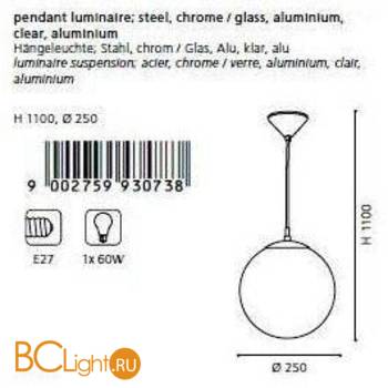 Подвесной светильник Eglo Luberio 93073 - Схема