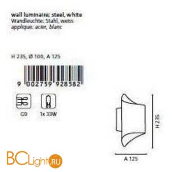 Бра Eglo Lucciola1 92858 - Схема