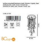 Спот (точечный светильник) Eglo Luxy1 89527 - Схема