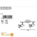 Спот (точечный светильник) Eglo Lydia 82402 - Схема