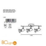 Спот (точечный светильник) Eglo Lydia 82403 - Схема