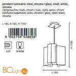 Подвесной светильник Eglo Macereto 92885 - Схема
