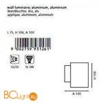 Бра Eglo Madras2 93126 - Схема