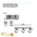 Спот (точечный светильник) Eglo Manhatten 81056 - Схема