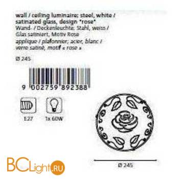 Настенно-потолочный светильник Eglo Mars1 89239 - Схема