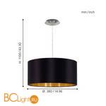 Подвесной светильник Eglo Maserlo 31599 - Схема