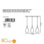 Подвесной светильник Eglo Medea 89586 - Схема