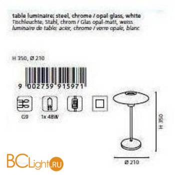 Настольная лампа Eglo Melina 91597 - Схема