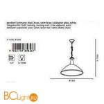 Подвесной светильник Eglo Milea 89826 - Схема