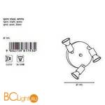 Спот (точечный светильник) Eglo Mini 81793 - Схема