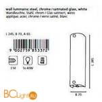 Настенный светильник Eglo Mono 85337 - Схема