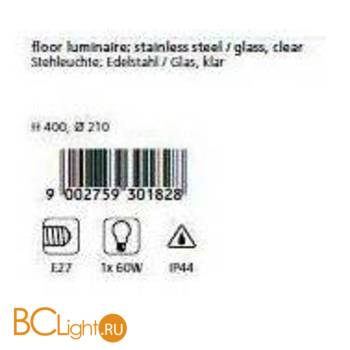 Садово-парковый фонарь Eglo Mouna 30182 - Схема