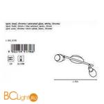 Спот (точечный светильник) Eglo Nabao 91796 - Схема