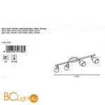 Спот (точечный светильник) Eglo Nabao 91798 - Схема