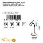 Настольная лампа Eglo Naira 92229 - Схема