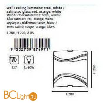 Настенно-потолочный светильник Eglo Napoli1 87497 - Схема