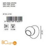 Спот (точечный светильник) Eglo Norbello 91609 - Схема