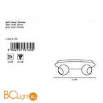 Спот (точечный светильник) Eglo Norbello2 93165 - Схема