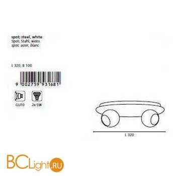 Спот (точечный светильник) Eglo Norbello3 93168 - Схема