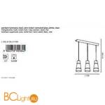 Подвесной светильник Eglo Noria 90584 - Схема