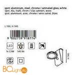 Спот (точечный светильник) Eglo Orotelli 91877 - Схема