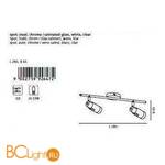 Спот (точечный светильник) Eglo Orvieto 92647 - Схема