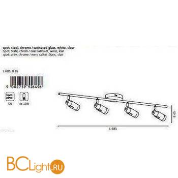 Спот (точечный светильник) Eglo Orvieto 92649 - Схема