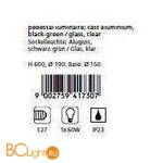 Садово-парковый фонарь Eglo Outdoor classic 4173 - Схема