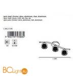 Спот (точечный светильник) Eglo Oviedo1 93068 - Схема