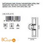 Бра Eglo Palermo 88194 - Схема