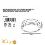 Настенно-потолочный светильник Eglo Palermo 88197 - Схема