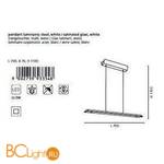 Подвесной светильник Eglo Paramo 93354 - Схема