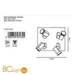 Спот (точечный светильник) Eglo Piana1 93174 - Схема