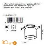 Потолочный светильник Eglo Pianella 91732 - Схема
