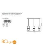 Подвесной светильник Eglo Pigaro 92658 - Схема