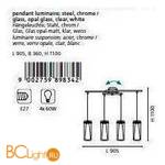 Подвесной светильник Eglo Pinto 89834 - Схема