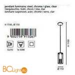 Подвесной светильник Eglo Pinto1 91326 - Схема