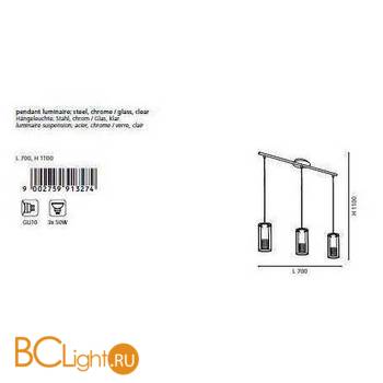 Подвесной светильник Eglo Pinto1 91327 - Схема