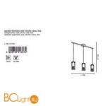 Подвесной светильник Eglo Pinto1 91327 - Схема