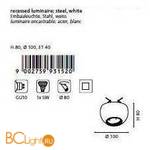 Встраиваемый спот (точечный светильник) Eglo Poli1 93152 - Схема