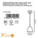 Подвесной светильник Eglo Pratella 92521 - Схема