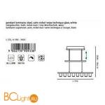 Подвесной светильник Eglo Pulsano 90933 - Схема