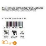 Садово-парковый фонарь Eglo Riga-Led 92738 - Схема