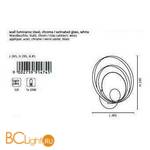 Бра Eglo Ringo1 91474 - Схема