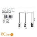 Подвесной светильник Eglo Rivato 92741 - Схема