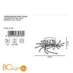 Настенно-потолочный светильник Eglo Rivera 89718 - Схема