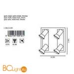 Спот (точечный светильник) Eglo Rottelo 90916 - Схема