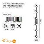 Спот (точечный светильник) Eglo Rottelo 90927 - Схема