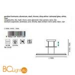 Подвесной светильник Eglo Rufo 90913 - Схема